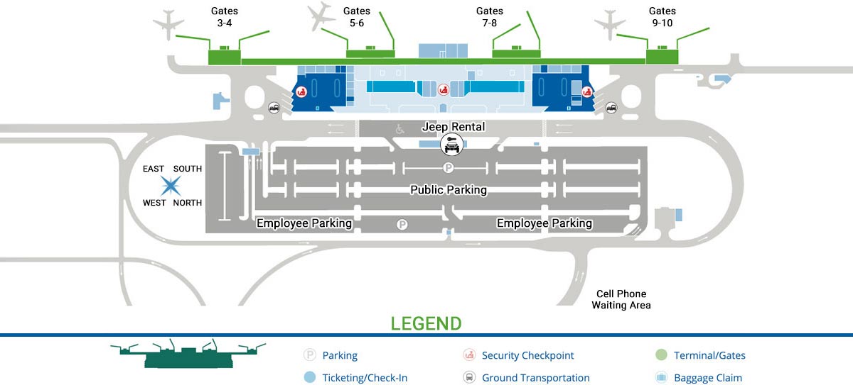 dollar rental airport location