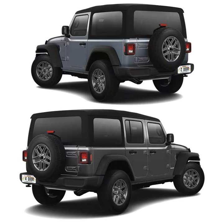 Jeep Wrangler Models - Discount Kauai Jeep Rental